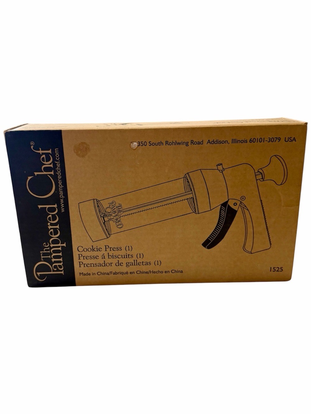 NIB Pampered Chef #1525 Cookie Press